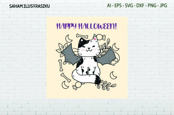 Card Party Halloween Cat White Svg Review