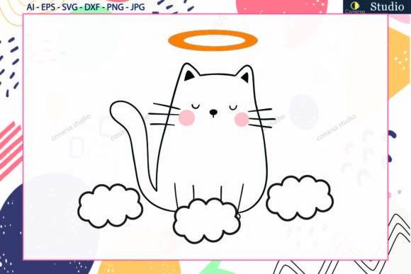 Cat Angels Svg Review for Embroidery Projects