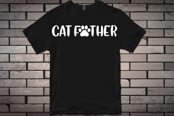 Cat Father SVG Black T-Shirt Review