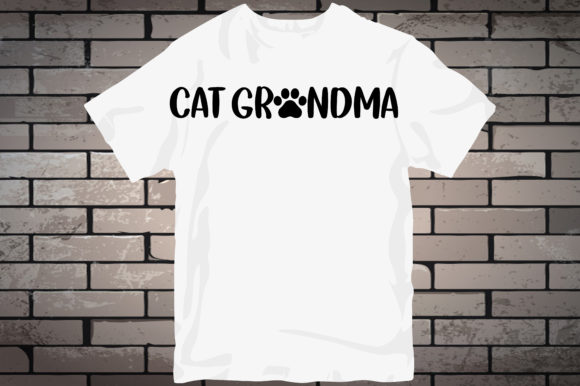 Cat Grandma SVG White T-Shirt Design Review