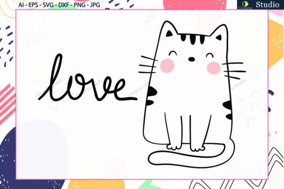 Cat Love Svg Review for Embroidery Projects