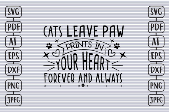 Cats Leave Paw Prints in Your Heart Embroidery Review