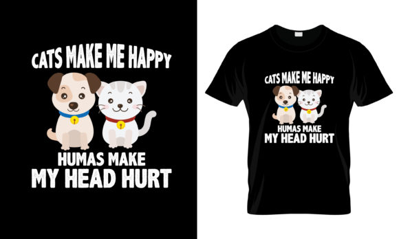 Cats Make Me Happy Humans T-Shirt Review