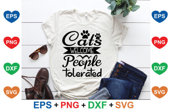Cats Welcome People Tolerated Embroidery Design Review