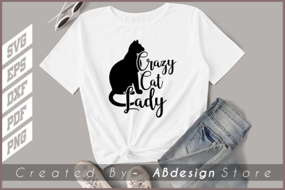 CRAZY CAT DESIGN SVG T SHIRT Review