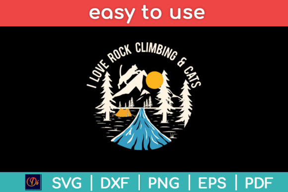 I Love Rock Climbing Cats Svg File Review