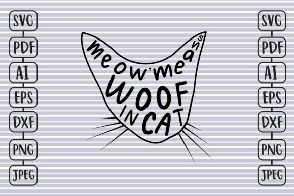 Meow Means Woof in Cat Embroidery Design Review
